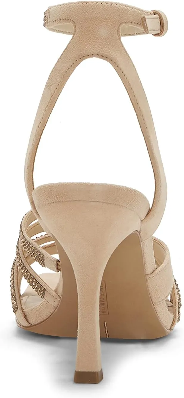 Vince Camuto Women's Footwear Brevern Ankle Strap Sandal Heeled