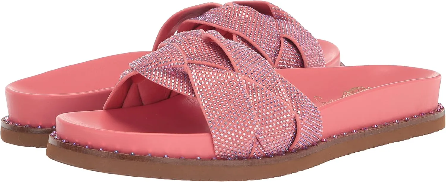 Vince Camuto Women's Footwear Kevind Woven Flat Sandal Slide