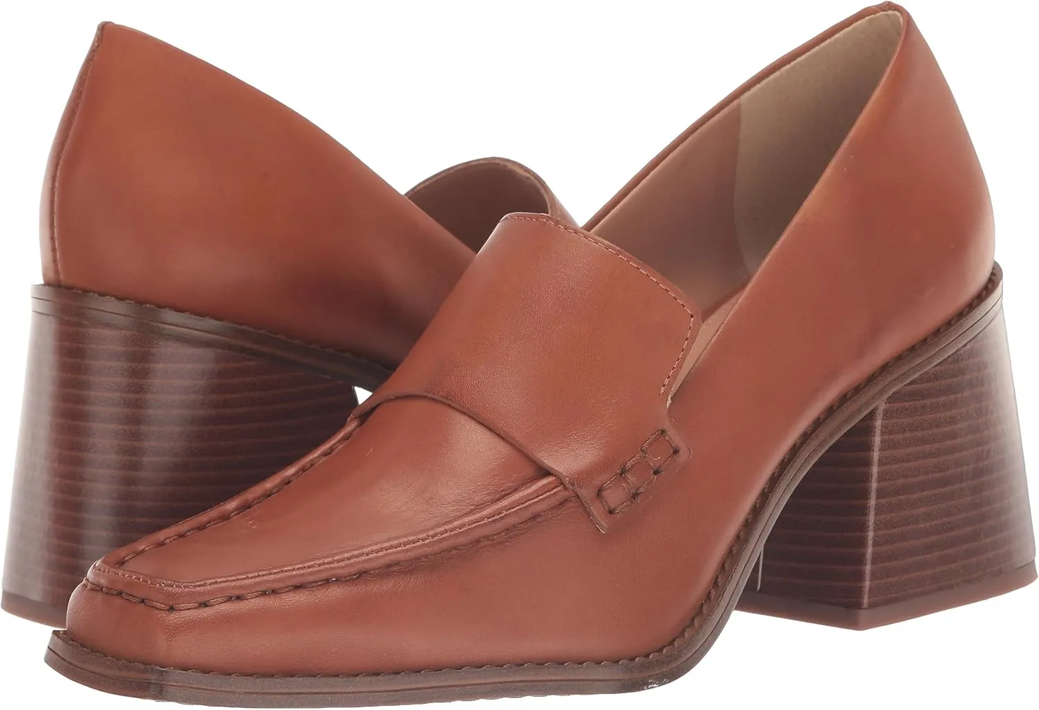 Vince Camuto Women's Footwear Segellis Stacked Heel Loafer Clog