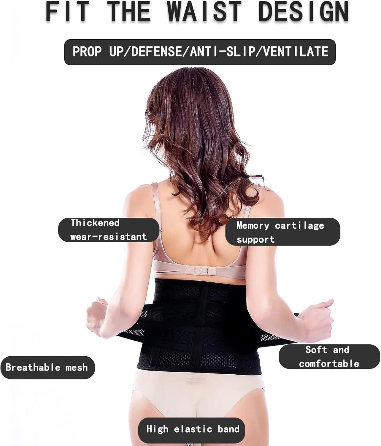 Waist Trainer for Women Back Brace Postpartum Belly Band Lower Fat Support Braceabdominal Binder Post Surgery Belt