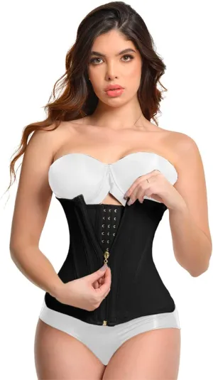 Waist Trainer for Women Belly Fat | Slimming Hourglass Waist Trainer for Women Long Torso | Black Waist and Abdomen Shaping Waist Cincher