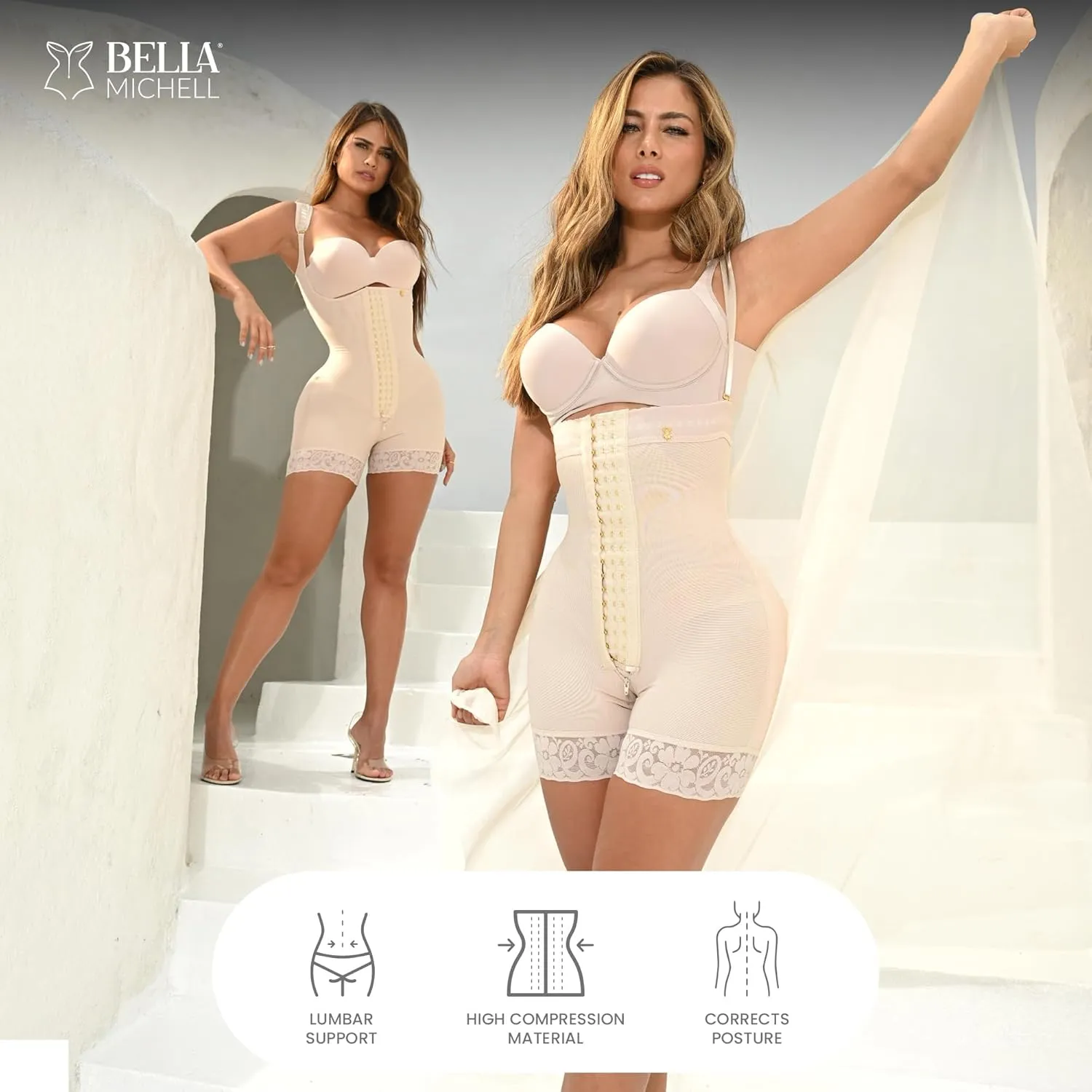 Waist Trainer for Women Belly Fat | Slimming Hourglass Waist Trainer for Women Long Torso