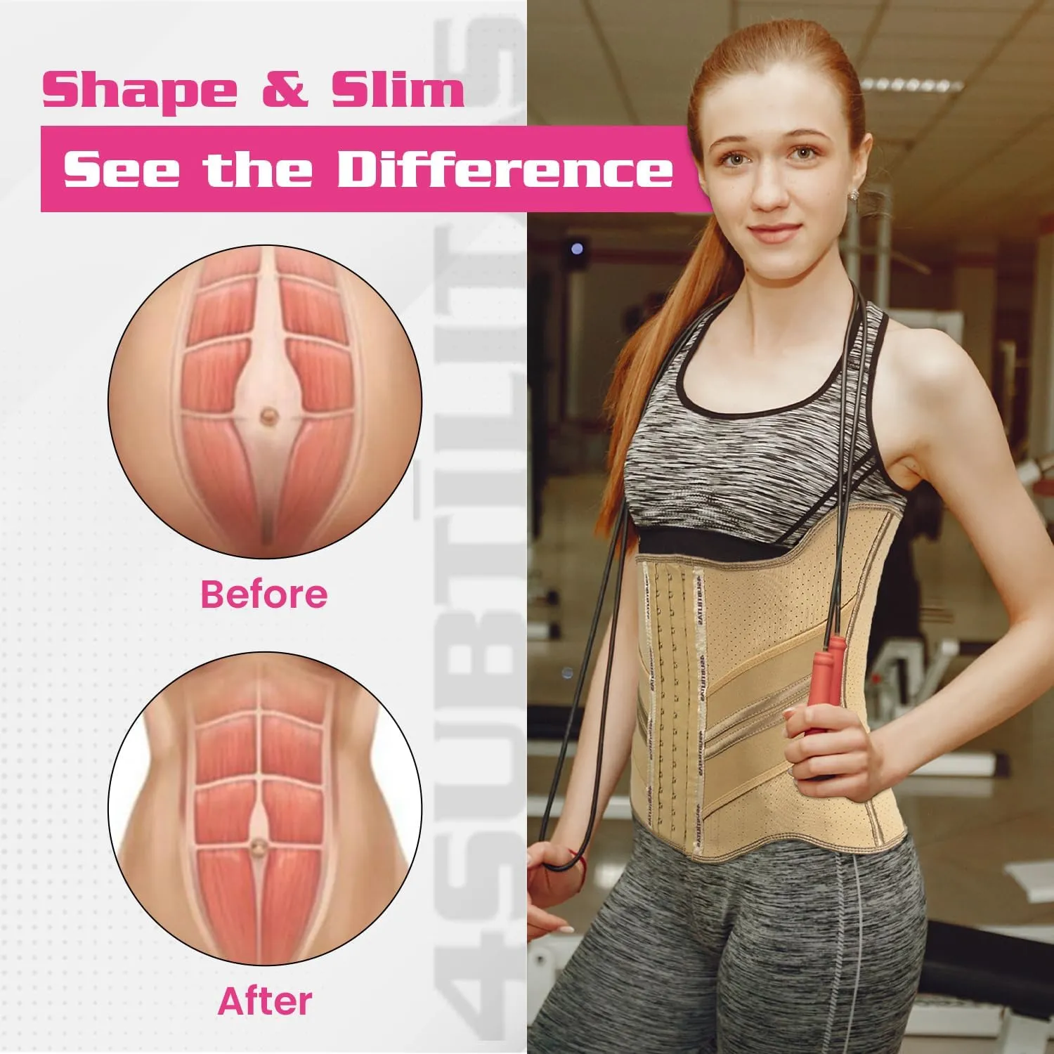 Waist Trainer For Women corset tops for women Tummy Control Girdle Shapewear Waist Cincher for Women