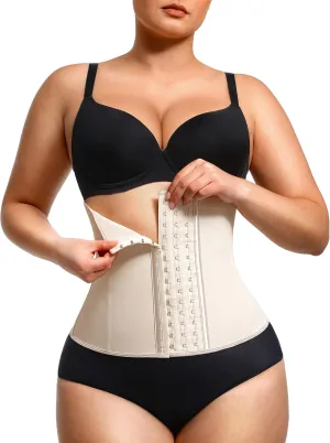 Waist Trainer for Women Latex Underbust Waist Cincher Corset, Tummy Control Corset Sport Girder Hourglass Body Shaper