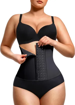 Waist Trainer for Women Latex Underbust Waist Cincher Corset, Tummy Control Corset Sport Girder Hourglass Body Shaper