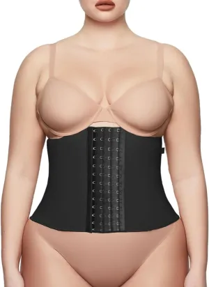 Waist Trainer for Women Underbust Waist Cincher Corset Tummy Control Hourglass Bodyshaper Postpartum Belly Band Wrap