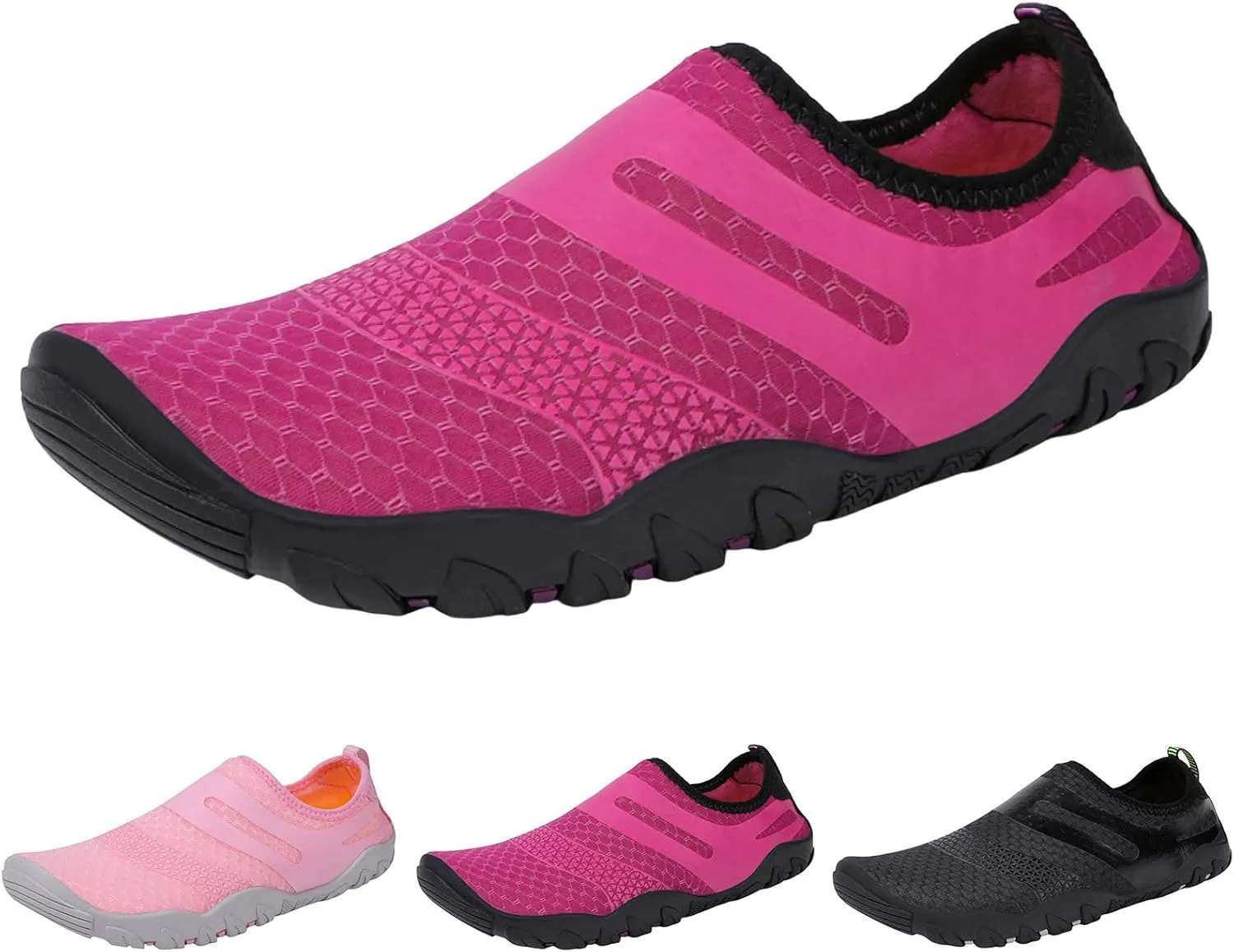 Water Shoes Men Closed Toe Non Slip Water Shoes for Hiking Women Extra Wide Water Shoes Jogging Quick Dry Pool Sports Sneaker for Beach Swim Surf Water Sport