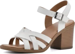 WHITE MOUNTAIN Women's Bergen Heeled Sandal