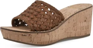 WHITE MOUNTAIN Women's Charges Woven Wedge Sandal