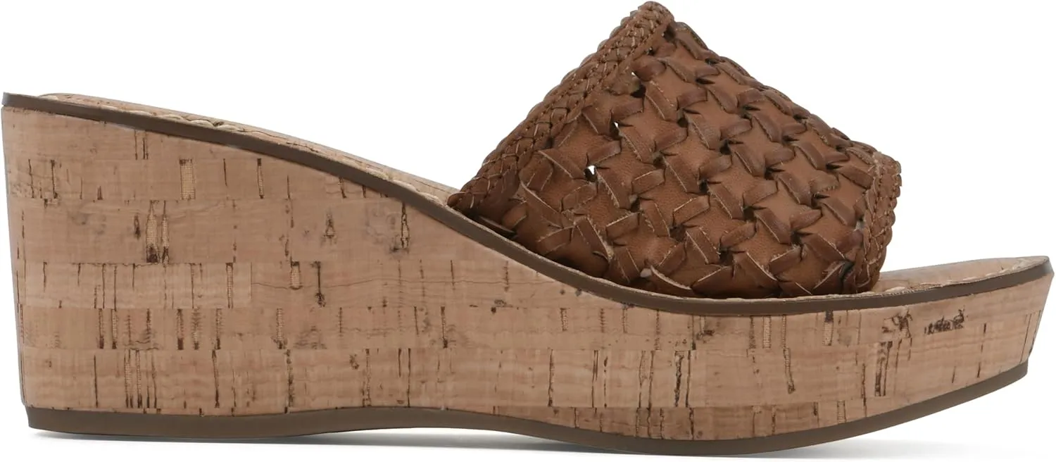 WHITE MOUNTAIN Women's Charges Woven Wedge Sandal