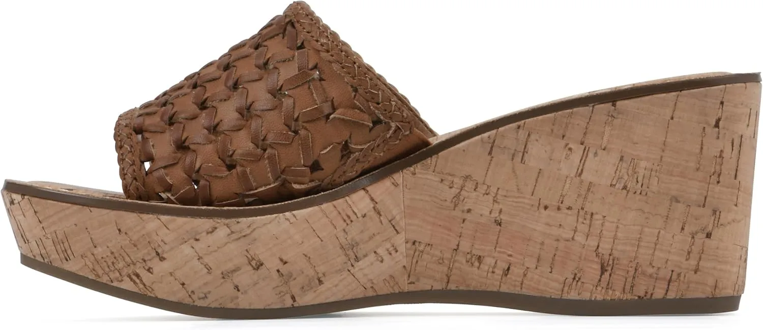 WHITE MOUNTAIN Women's Charges Woven Wedge Sandal