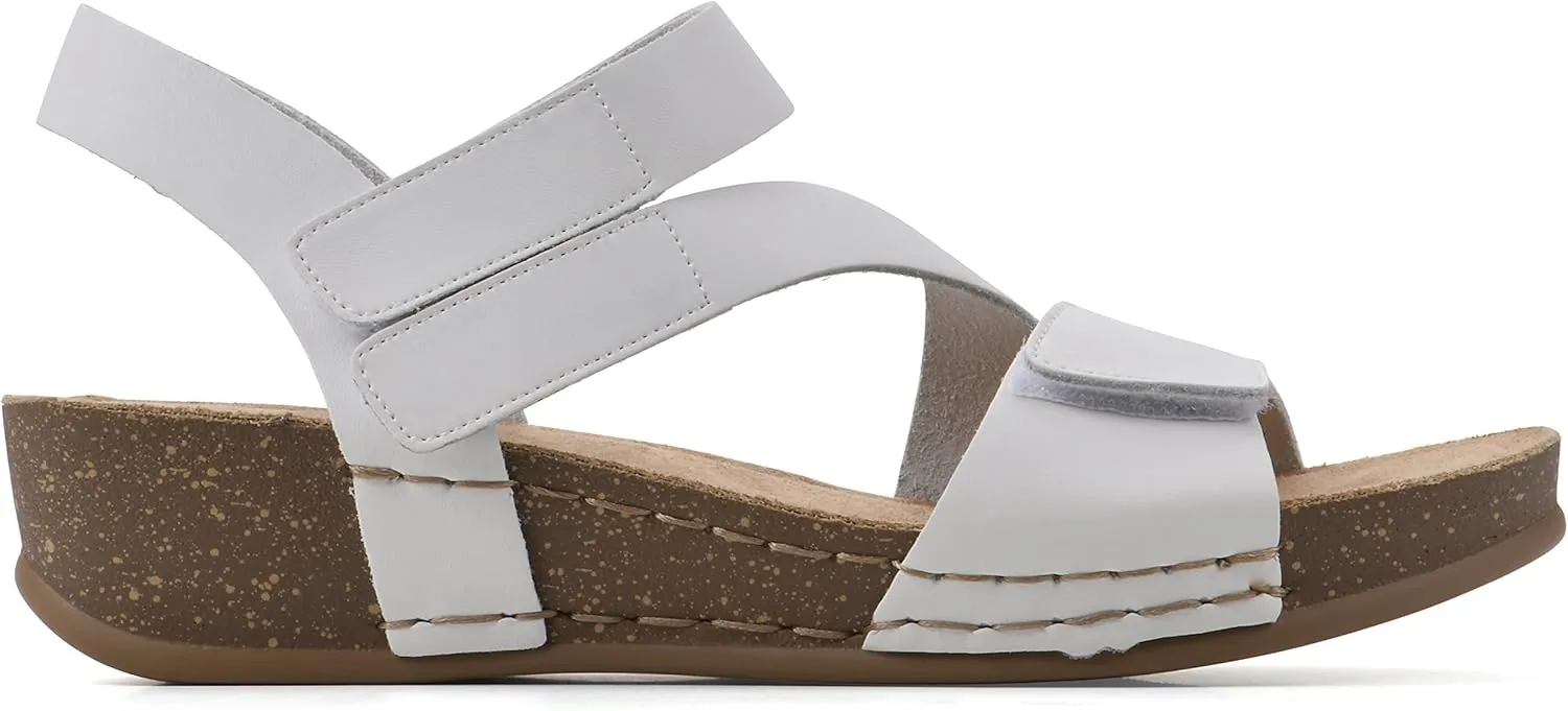 WHITE MOUNTAIN Women's Fern Wedge Sandal