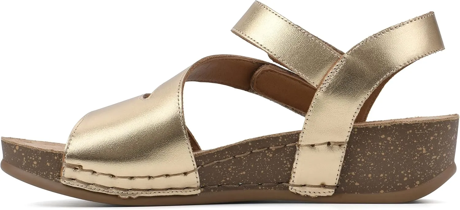 WHITE MOUNTAIN Women's Fern Wedge Sandal