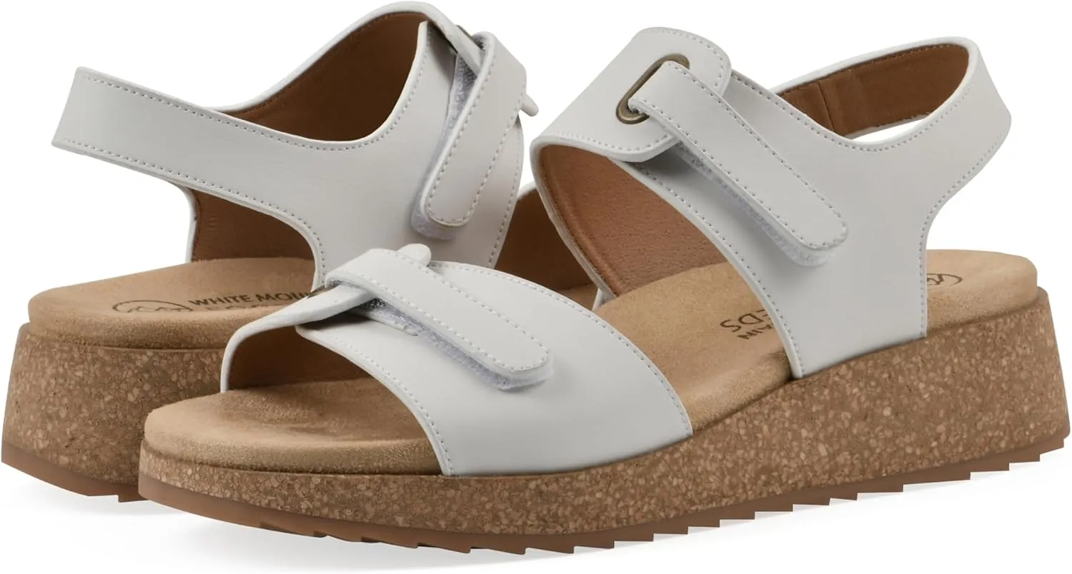 WHITE MOUNTAIN Women's Gelato Mini-Wedge Sandal
