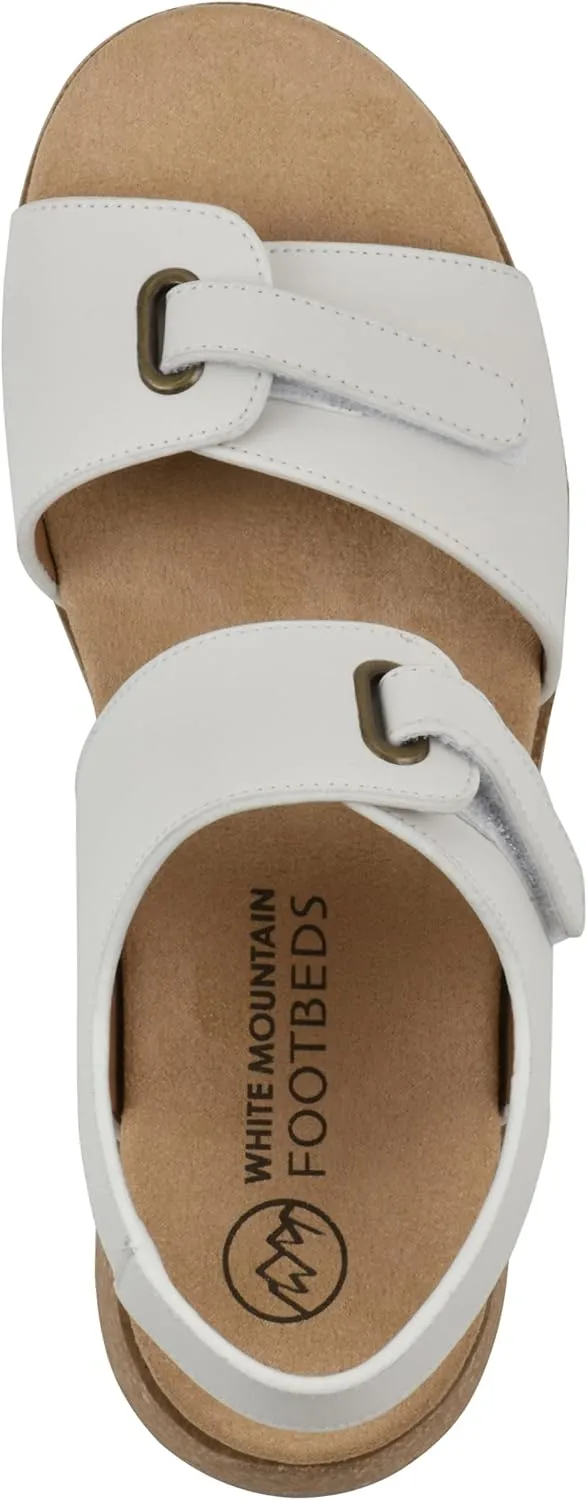 WHITE MOUNTAIN Women's Gelato Mini-Wedge Sandal