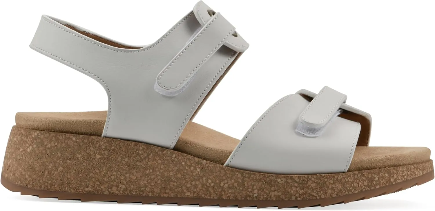WHITE MOUNTAIN Women's Gelato Mini-Wedge Sandal