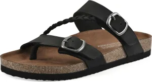 WHITE MOUNTAIN Women's Hammy Braided Signature Comfort-Molded Footbed Sandal