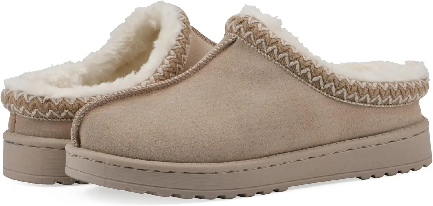 WHITE MOUNTAIN Women's Iceberg Faux Fur Slipper Clog