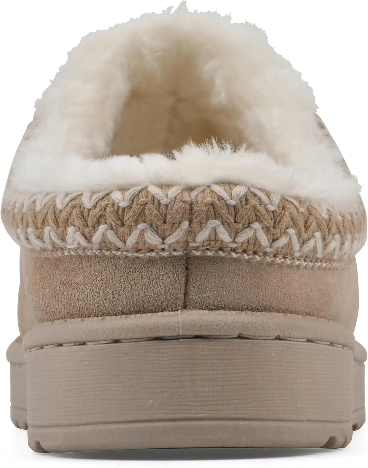 WHITE MOUNTAIN Women's Iceberg Faux Fur Slipper Clog