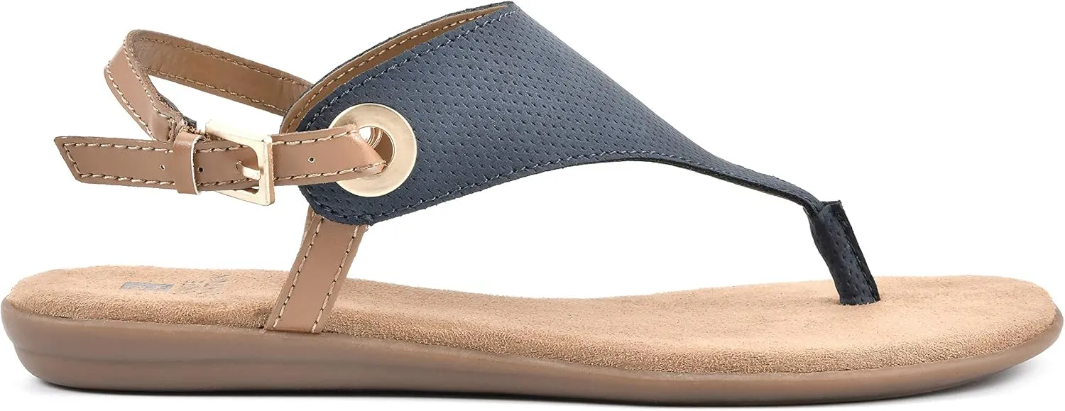 WHITE MOUNTAIN Women's London Flat Sandal