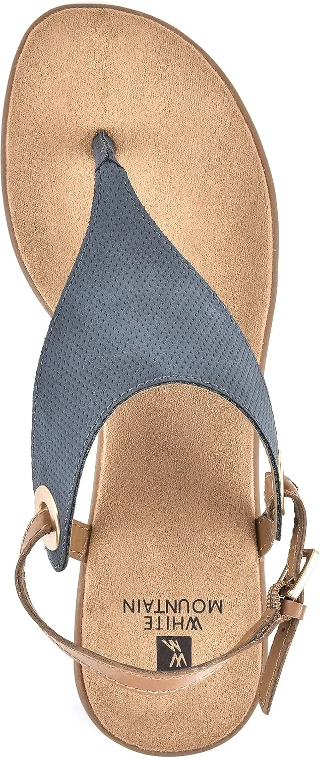 WHITE MOUNTAIN Women's London Flat Sandal
