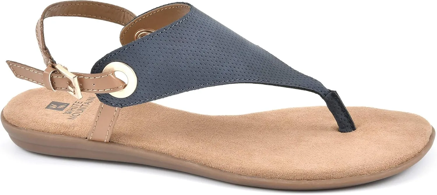 WHITE MOUNTAIN Women's London Flat Sandal