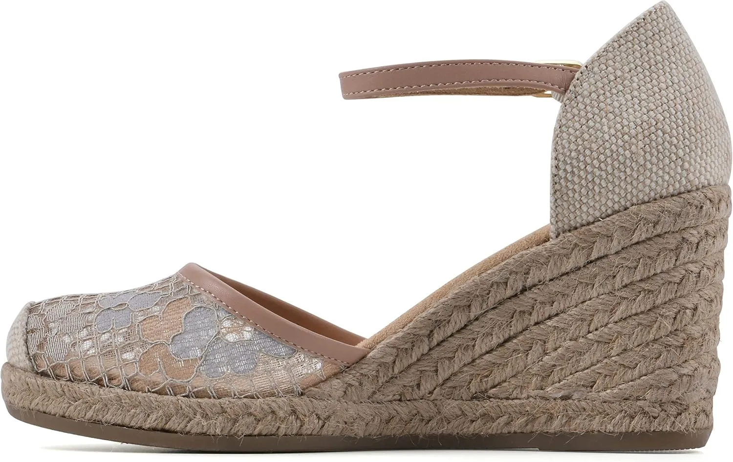 WHITE MOUNTAIN Women's Mamba Espadrille Wedge Sandal