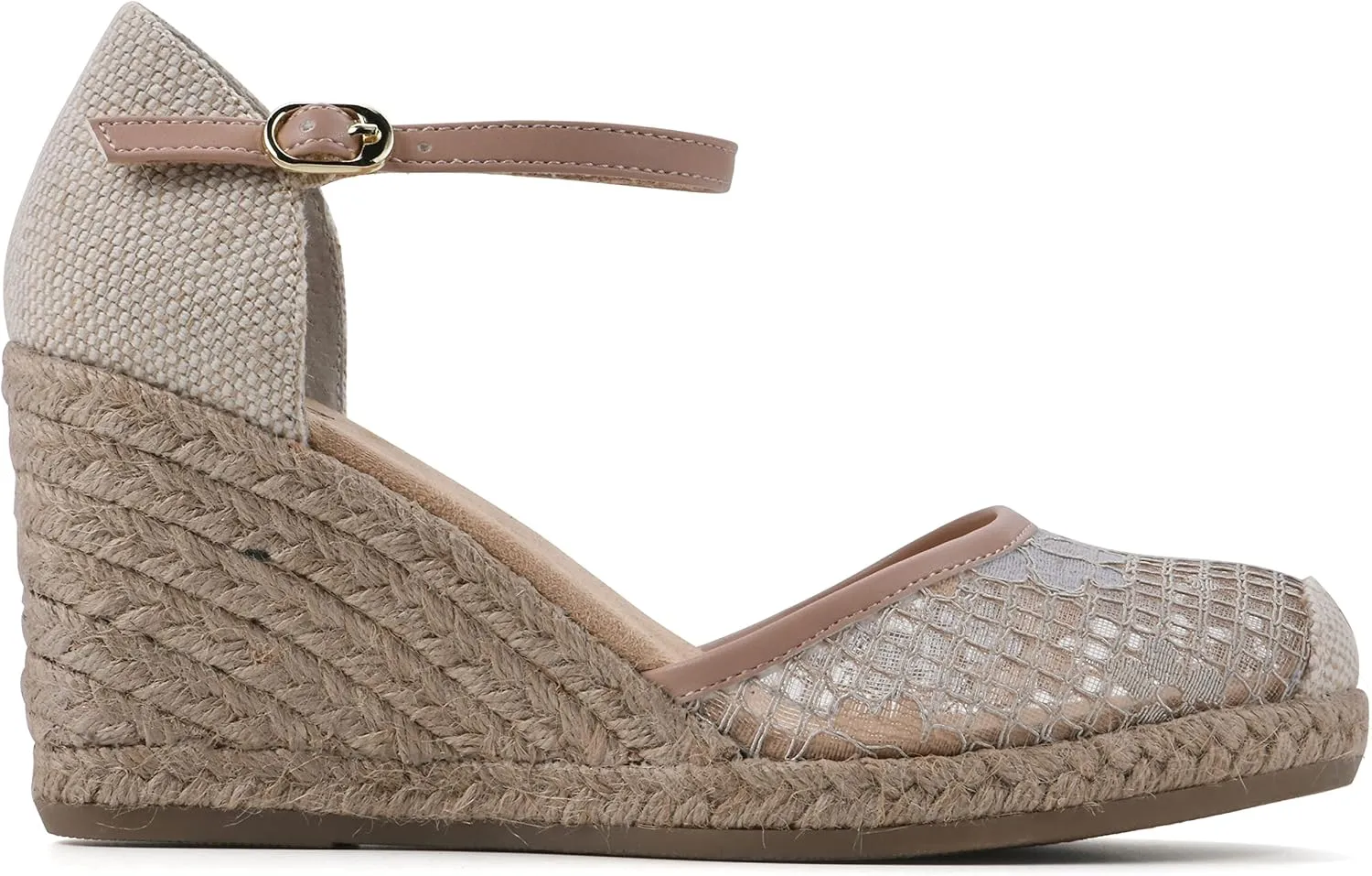 WHITE MOUNTAIN Women's Mamba Espadrille Wedge Sandal