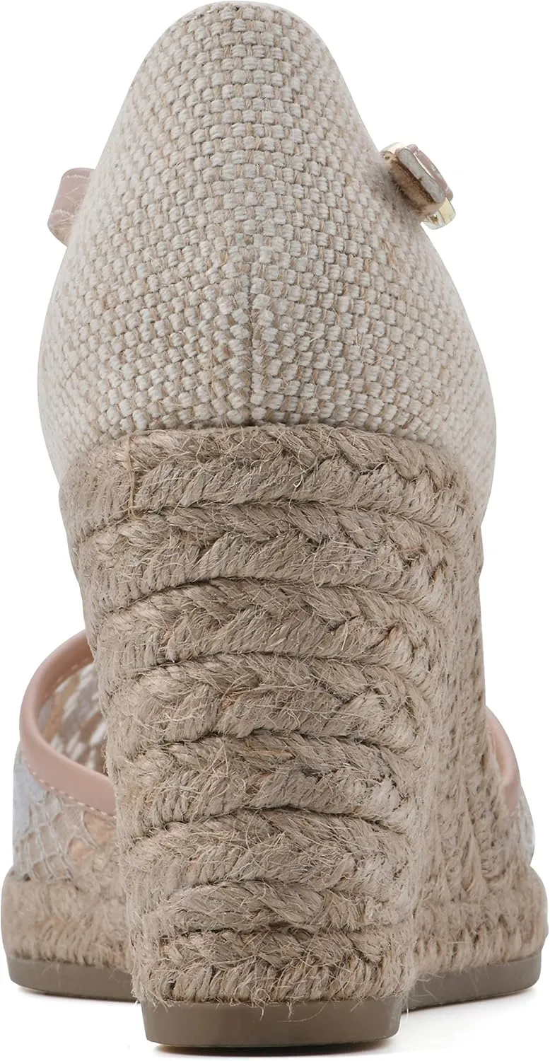 WHITE MOUNTAIN Women's Mamba Espadrille Wedge Sandal