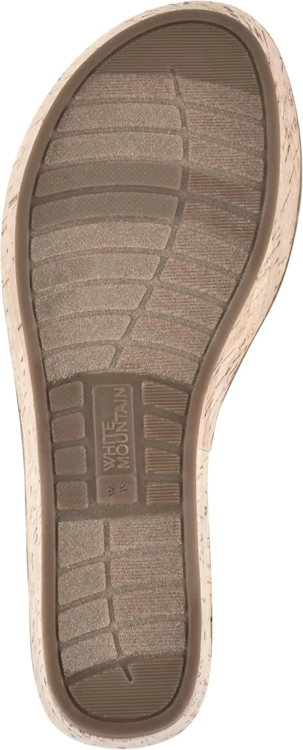 WHITE MOUNTAIN Women's Simple Wedge Sandal