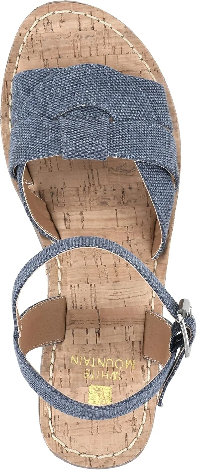WHITE MOUNTAIN Women's Simple Wedge Sandal