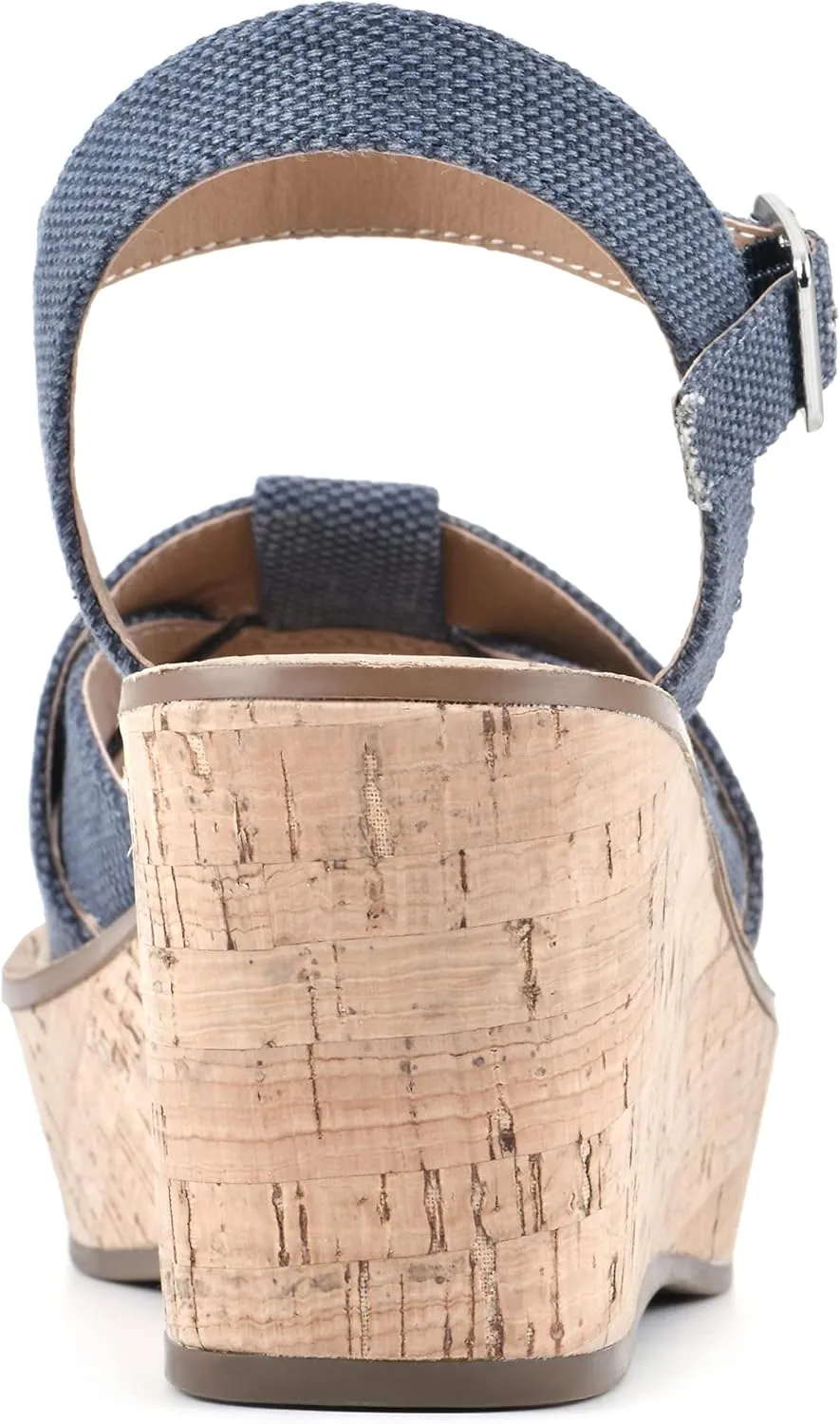 WHITE MOUNTAIN Women's Simple Wedge Sandal