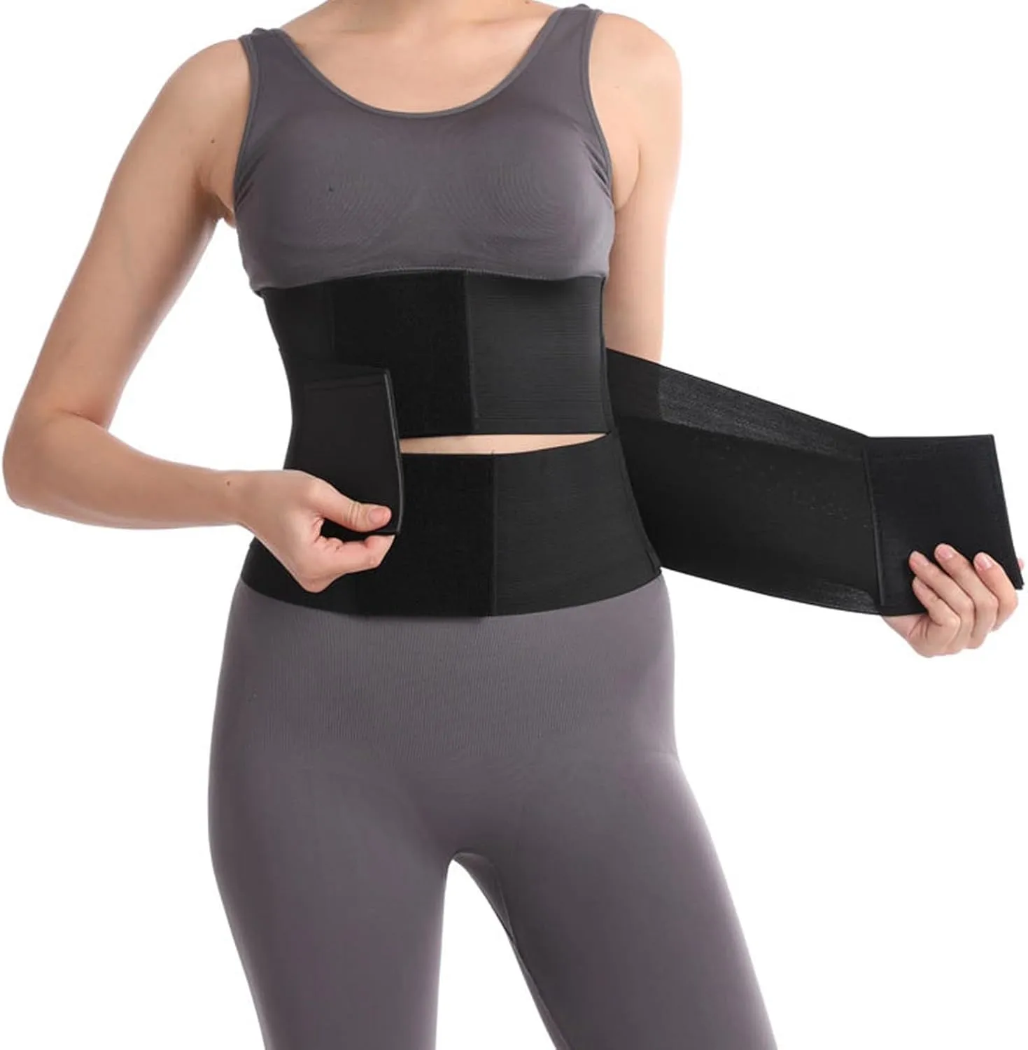 Womens Belt Waist Cincher, Breathable Triple Wrap Tummy Shaper, Plus Size Body Waist Trainer