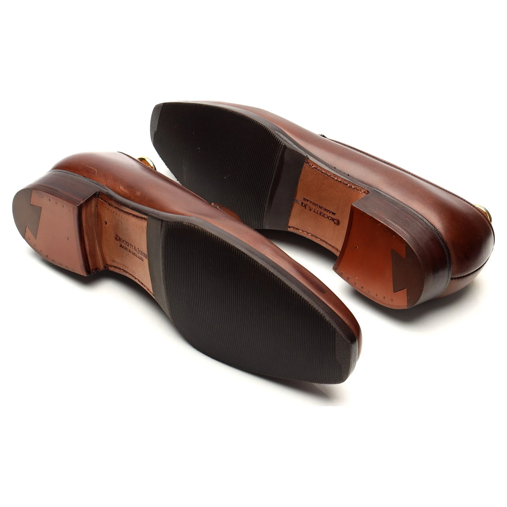 Women's 'Kirby' Brown Leather Loafers UK 6 C