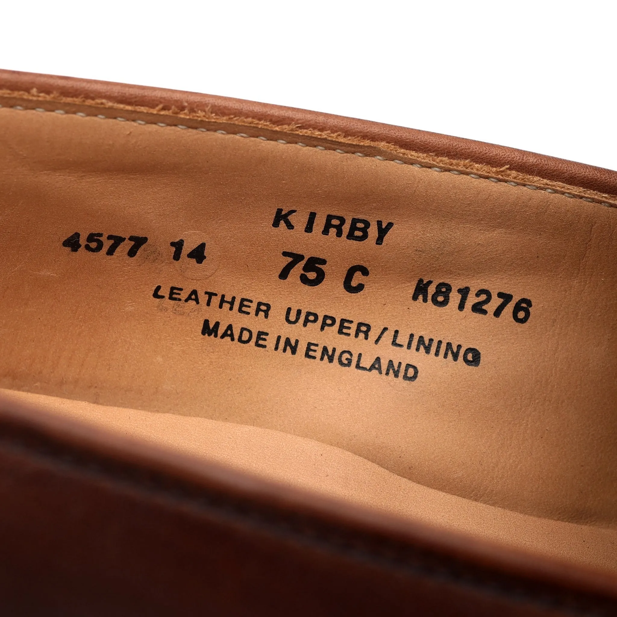 Women's 'Kirby' Brown Leather Loafers UK 6 C