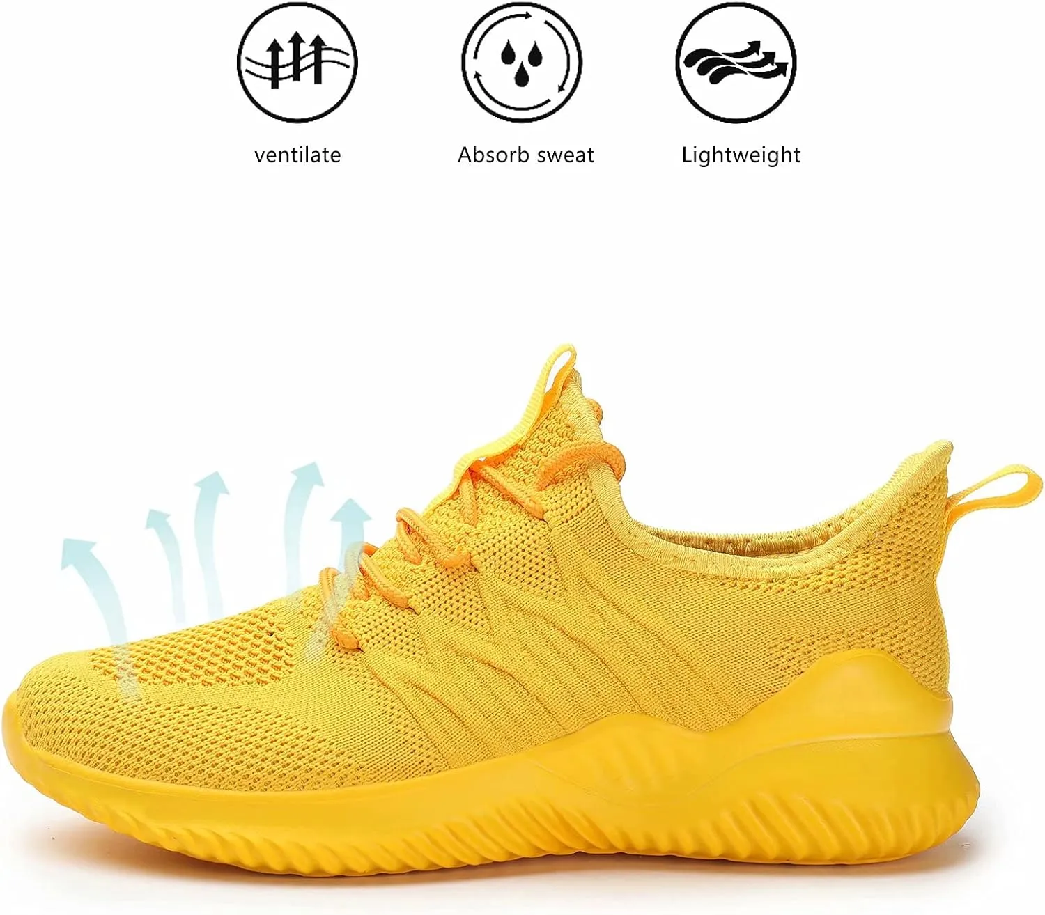 Women's Ladies Tennis Shoes Running Walking Sneakers Work Casual Comfor Lightweight Non-Slip Gym Trainers