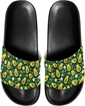 Women's Novelty Slides Sandals Casual Soft Sole Open Toe Non-Slip Single Band Slides Sandals