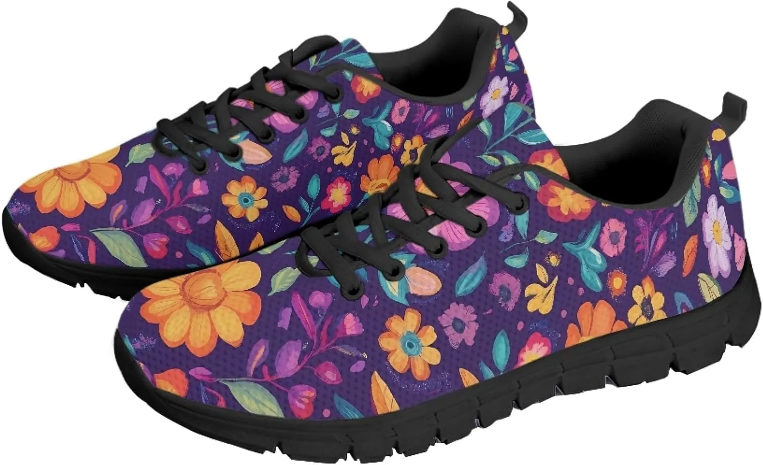 Womens Running Shoes Trainer Sports Causal Travel Sneaker Walking Low Heel Lace up Breathable Flexible Sneaker for Adults Teens