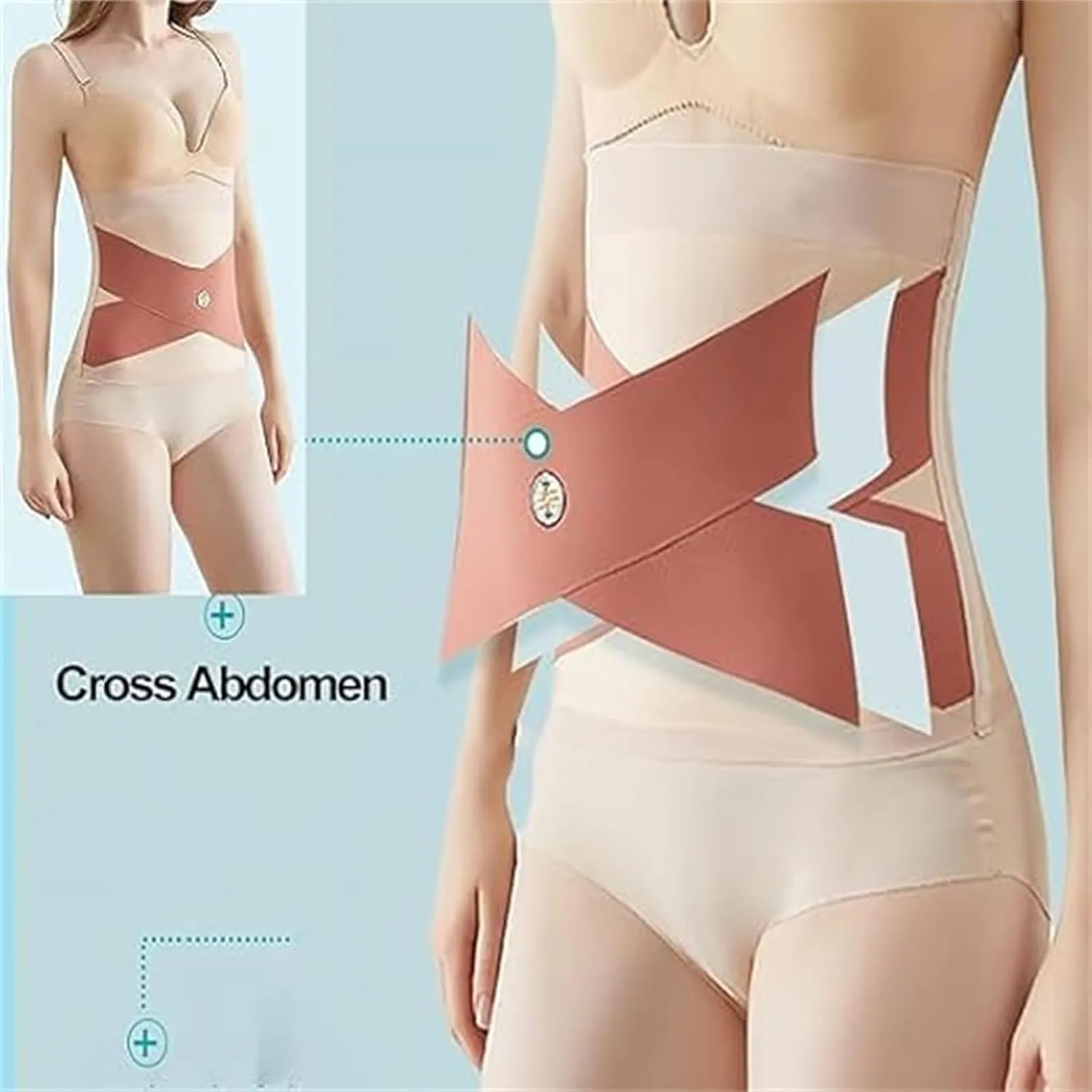 Women's Seamless Tummy Control Belt, Comfortable Waist Trainer for Women, Tummy Control Shapewear