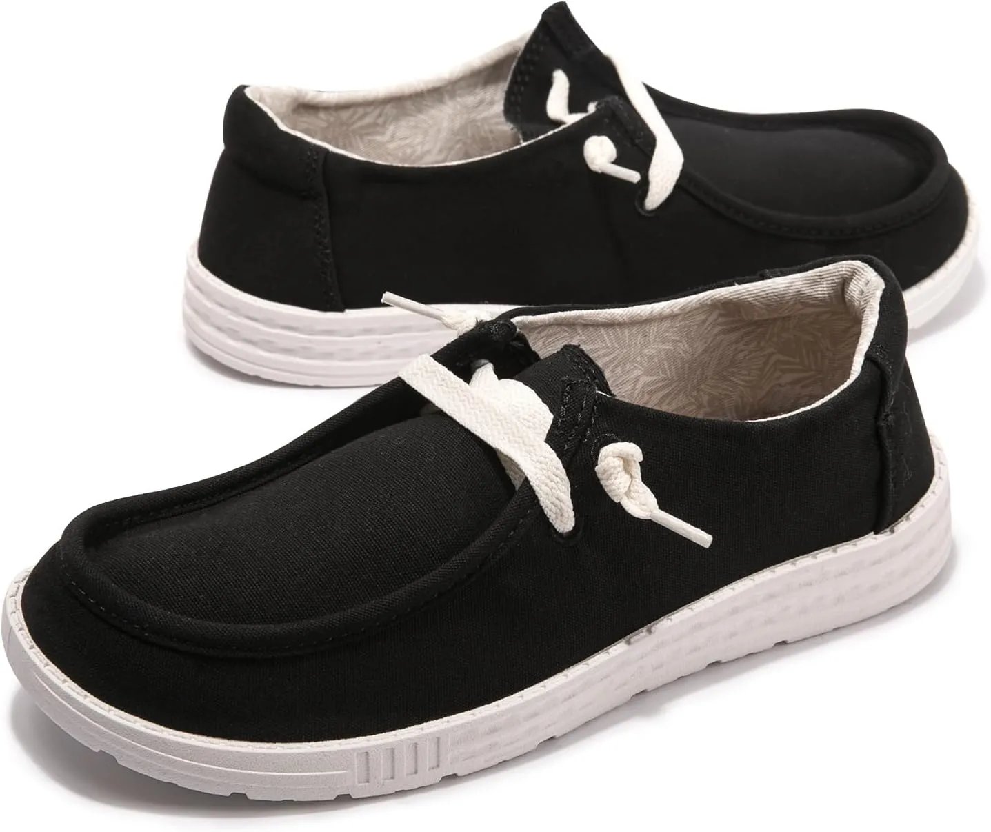 Womens Slip On Loafer Outdoor Sneakers Causal Low Top Canvas Flat Comfortable Fashion Walking Shoes