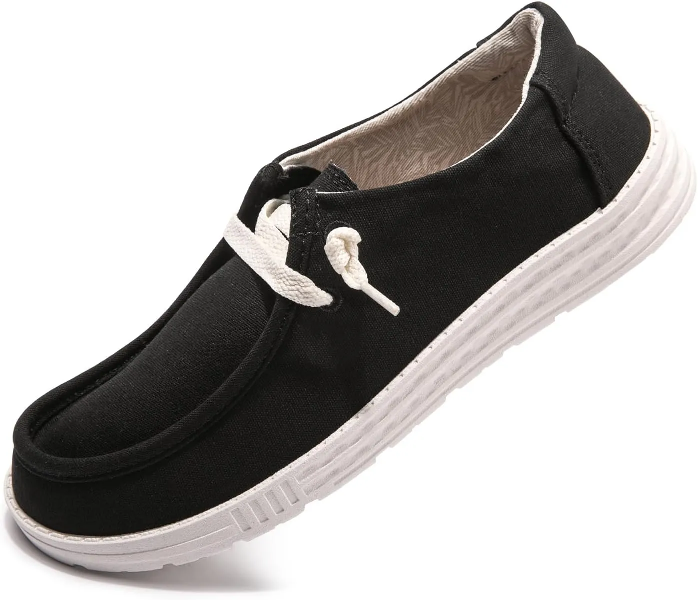 Womens Slip On Loafer Outdoor Sneakers Causal Low Top Canvas Flat Comfortable Fashion Walking Shoes