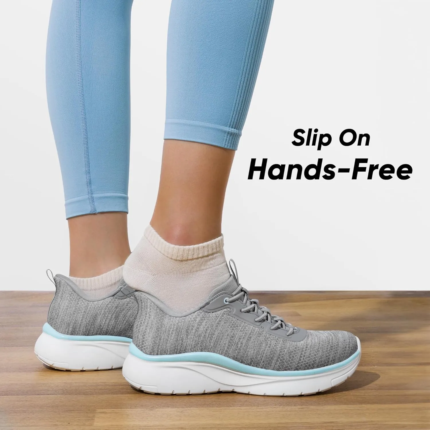 Women's Slip on Walking Shoes Tennis Lightweight Gym Sneakers ActiveFlow Workout Breathable Hands-Free Cross Trainer Comfortable Fashion Sneakers