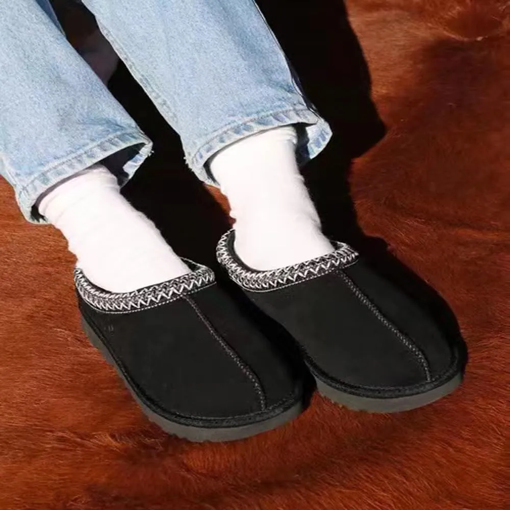 Women's Slippers Platform Mini Boots Short Ankle Anti-Slip Boot Fur Fleece Lined Sneakers House slippers Boot For Outdoor
