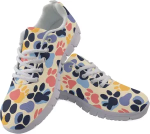 Womens Sports Shoes Trainer Running Causal Travel Sneaker Walking Low Heel Lace up Breathable Flexible Shoe