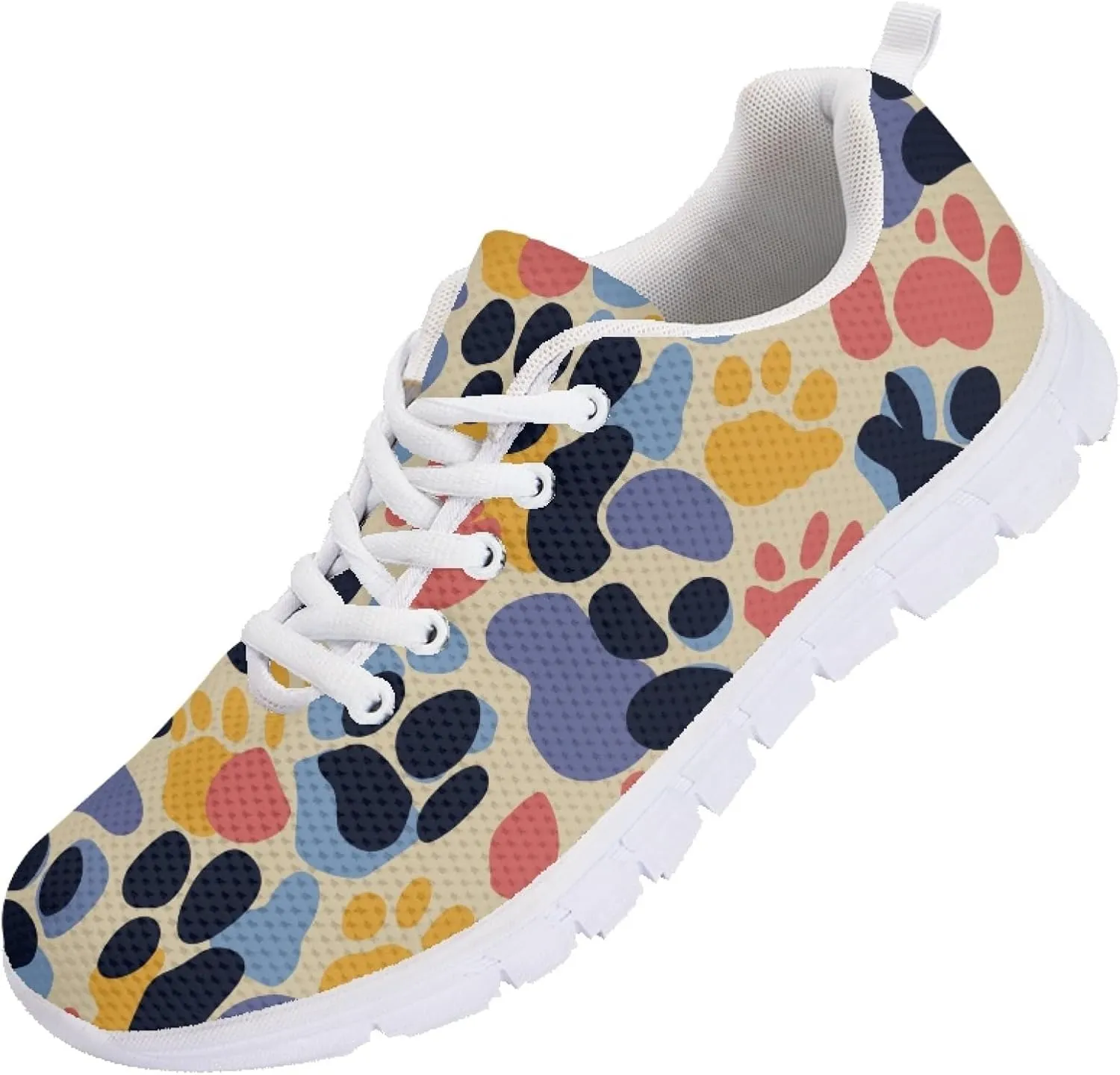 Womens Sports Shoes Trainer Running Causal Travel Sneaker Walking Low Heel Lace up Breathable Flexible Shoe
