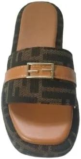 Women'S Thick Soled Slippers, Casual And Comfortable, With Fabric Edging, Summer Slippers