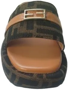 Women'S Thick Soled Slippers, Casual And Comfortable, With Fabric Edging, Summer Slippers
