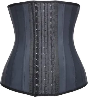 Women's Underbust Latex 25 Steel Boned Waist Trainer Cincher Corset Body Shaper