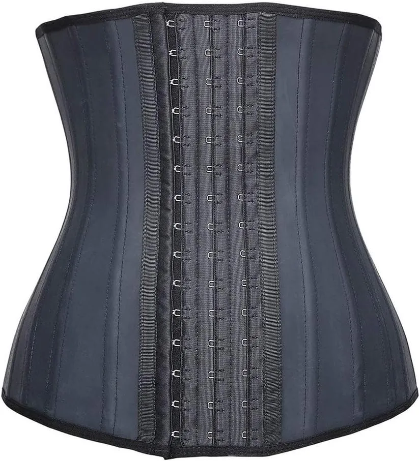 Women's Underbust Latex 25 Steel Boned Waist Trainer Cincher Corset Body Shaper
