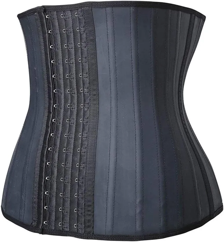 Women's Underbust Latex 25 Steel Boned Waist Trainer Cincher Corset Body Shaper